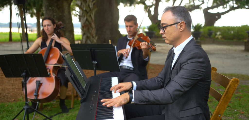 piano and strings ensemble